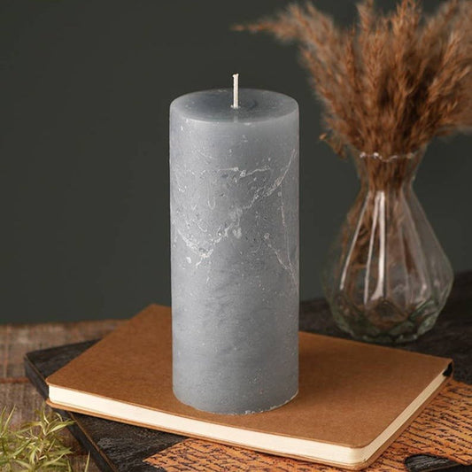 Rustic Pillar Candle
