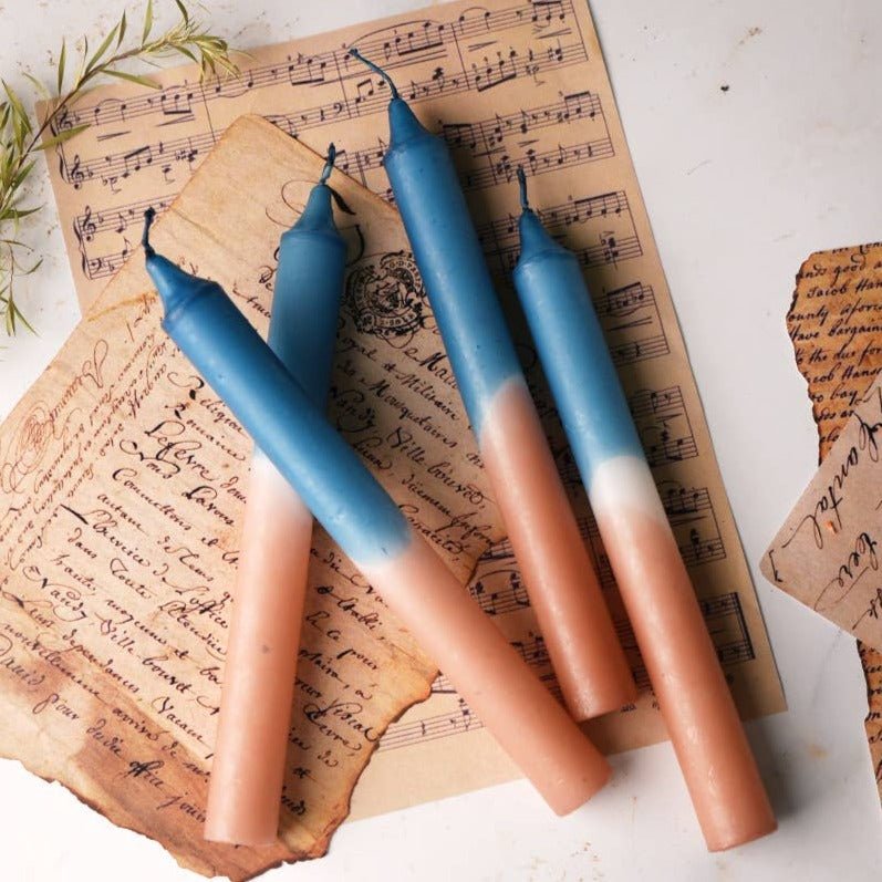 Straight Double Dip Candle, Set of 4