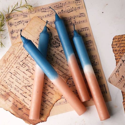 Straight Double Dip Candle, Set of 4