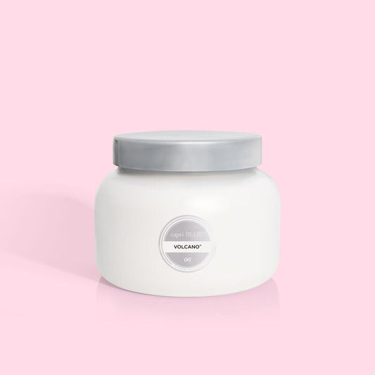 Capri Blue | 28 oz. Jar Candle in White | Volcano